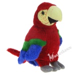 Maskotka Papuga Ara zielonoskrzydła 23cm 11698