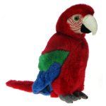 Maskotka Papuga Ara zielonoskrzydła 25cm 82729 C