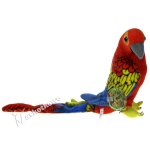 Maskotka Papuga Ara żółtoskrzydła 25cm 37852 (czerwona)