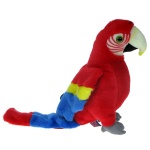 Maskotka Papuga Ara żółtoskrzydła 25cm 48754 (czerwona)