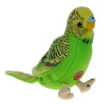 Maskotka Papużka falista fielona 12cm z dźwiękiem (85775) eco-friendly