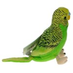Maskotka Papużka falista fielona 12cm z dźwiękiem (85775) eco-friendly
