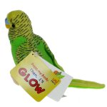Maskotka Papużka falista fielona 12cm z dźwiękiem (85775) eco-friendly