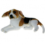 Maskotka Pies beagle leżący 45cm (16368)