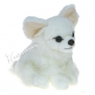 Maskotka Pies Chihuahua biały 16cm 84068