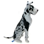 Maskotka Pies Dog niemiecki (Arlekin) siedzący 60cm (16726)