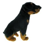 Maskotka Pies rottweiler siedzący 24cm (93919)