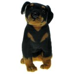 Maskotka Pies rottweiler siedzący 24cm (93919)