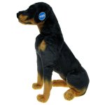 Maskotka Pies rottweiler siedzący 56cm (30221)