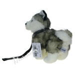 Maskotka Piesek husky na smyczy 24cm 89094