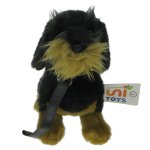 Maskotka Piesek jamnik szorstkowłosy ze smyczą 34cm (90731)