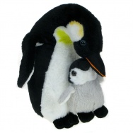 Maskotka Pingwin cesarski z małym pingwinkiem 19cm (17993)