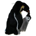 Maskotka Pingwin cesarski z małym pingwinkiem 28cm (00060)