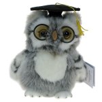 Maskotka Sowa "mądra głowa" 19cm (49170) Eko-Friendly