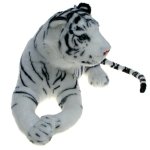 Maskotka Tygrys biały leżący 55cm (15958)