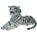 Maskotka Tygrys biały leżący 58cm (91786)