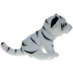 Maskotka Tygrys śnieżny siedzący 18cm (03940)