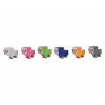 Minecraft: Dyed Baby Sheep Pack: Zestaw 6 figurek farbowanych owieczek