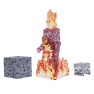 Minecraft: Figurka Szkielet w ogniu