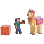 Minecraft: Zestaw figurek - Steve i Lama