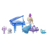 Mini Księżniczki Disneya: Frozen: Little Kingdom - Zestaw w walizeczce: Królewski pokój muzyczny Elsy
