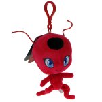 Miraculum - Biedronka i Czarny kot - breloczek: mini maskotka Tikki