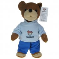 Miś Uszatek 30 cm - maskotka miś Uszatek w bluzie polarowej