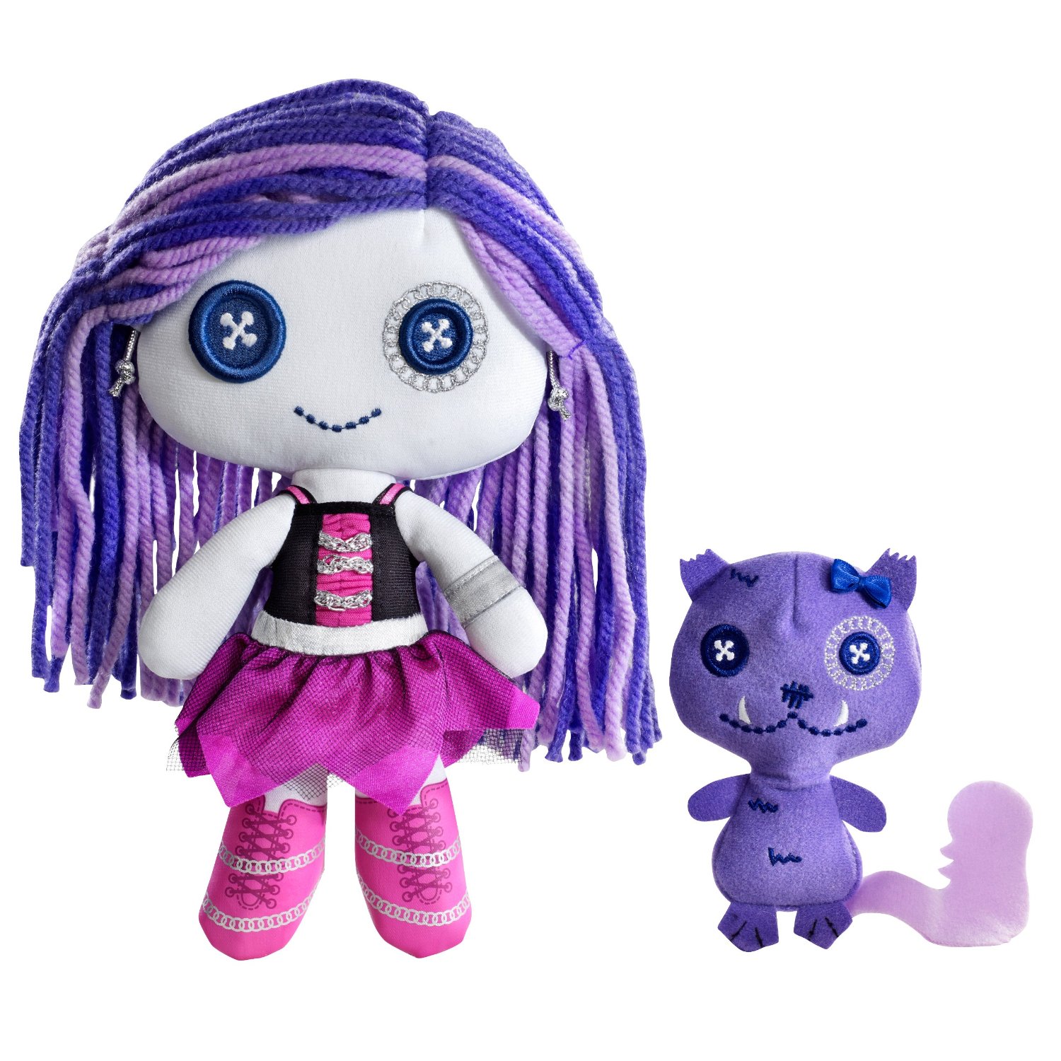 Monster High Pluszaki Potworzaki Spectra Vondergeist I Fretka Rhuen