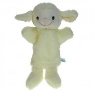 Owca (Owieczka) - puchata pacynka na rękę dziecka lub dorosłego (92928)