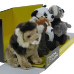Pluszowe Zoo: Zestaw czterech maskotek National Geographic (630515)