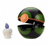 Pokemon - figurka+kula - Clip'n'go - 37657 Litwick + Dusk Ball
