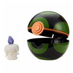 Pokemon - figurka+kula - Clip\'n\'go - 37657 Litwick + Dusk Ball