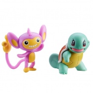 Pokemon - komplet 2 figurek - 95023 Aipom + Squirtle