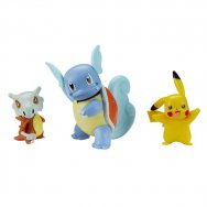 Pokemon - komplet 3 figurek - Wartotle, Pikachu i Cubone (37944)