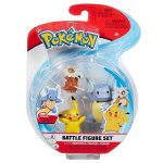 Pokemon - komplet 3 figurek - Wartotle, Pikachu i Cubone (37944)