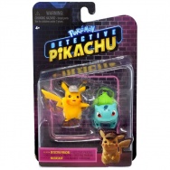 Pokemon - Detektyw Pikachu - komplet 2 figurek - 97598 Pikachu i Bulbasaur