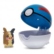 Pokemon - figurka+kula - Clip'n'go - 38198 Morpeko + Great Ball