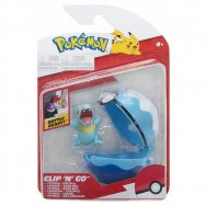 Pokemon - figurka+kula - Clip'n'go - Totodile + Dive Ball (42459)
