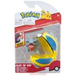 Pokemon - figurka+kula - Clip\'n\'go - Gible + Quick Ball (38209)