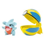 Pokemon - figurka+kula - Clip\'n\'go - Gible + Quick Ball (38209)