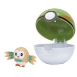 Pokemon - figurka+kula - Clip\'n\'go - Rowlet + Nest Ball (42460)
