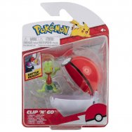 Pokemon - figurka+kula - Clip'n'go - Treecko + Poke Ball (38205)