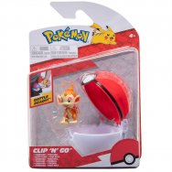 Pokemon - figurka+kula - Clip\'n\'go - Chimchar + Poke Ball (42465)