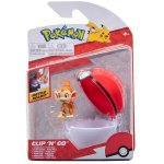 Pokemon - figurka+kula - Clip\'n\'go - Chimchar + Poke Ball (42465)
