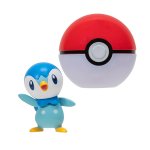 Pokemon - figurka+kula - Clip\'n\'go - Piplup + Poke Ball (42469)