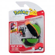 Pokemon - figurka+kula - Clip\'n\'go - Litten + Dusk Ball (48300)