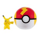 Pokemon - figurka+kula - Clip\'n\'go - Pikachu + Fast Ball (48301)