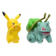 Pokemon - komplet 2 figurek - 38181 Pikachu + Bulbasaur