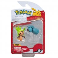 Pokemon - komplet 2 figurek - 48093 Chespin + Beldum