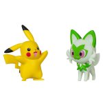 Pokemon - komplet 2 figurek - 49747 Pikachu + Sprigatito